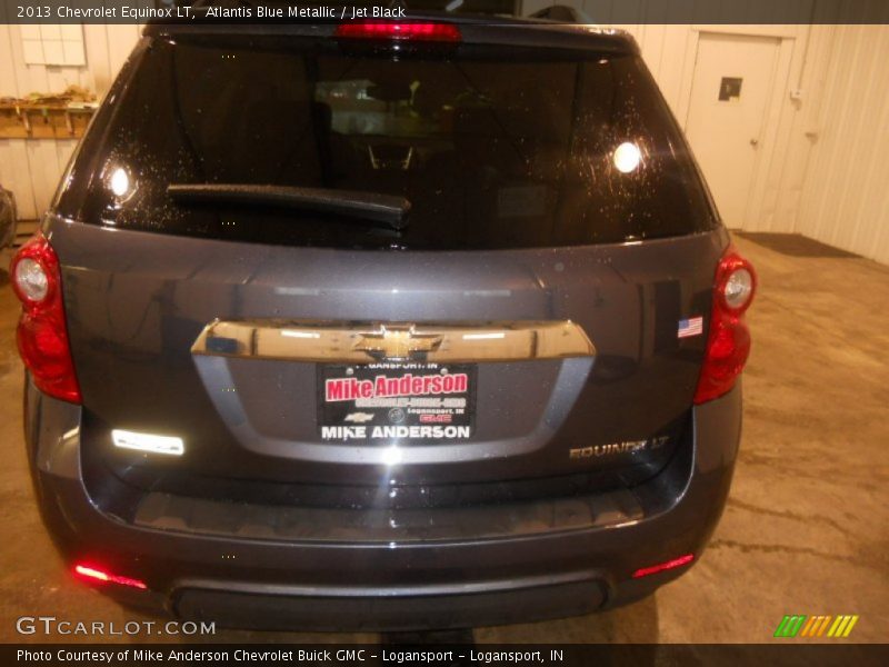 Atlantis Blue Metallic / Jet Black 2013 Chevrolet Equinox LT