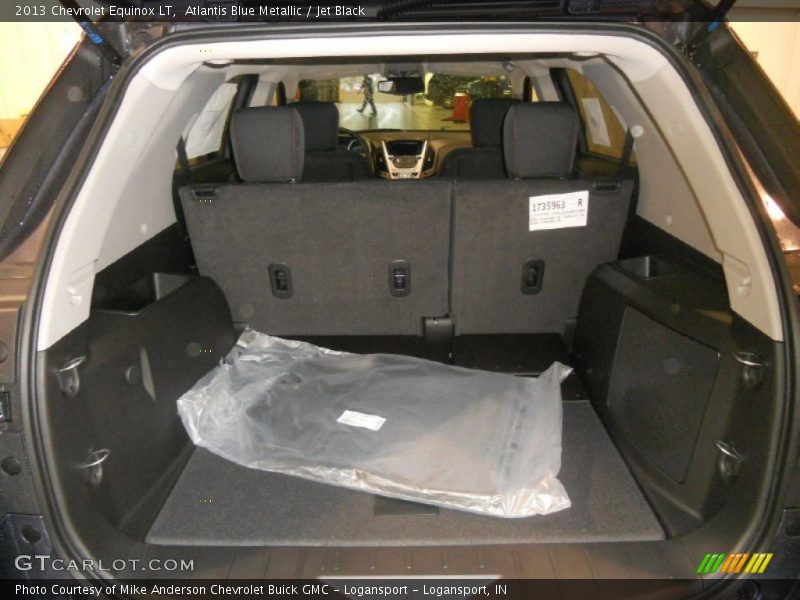 Atlantis Blue Metallic / Jet Black 2013 Chevrolet Equinox LT