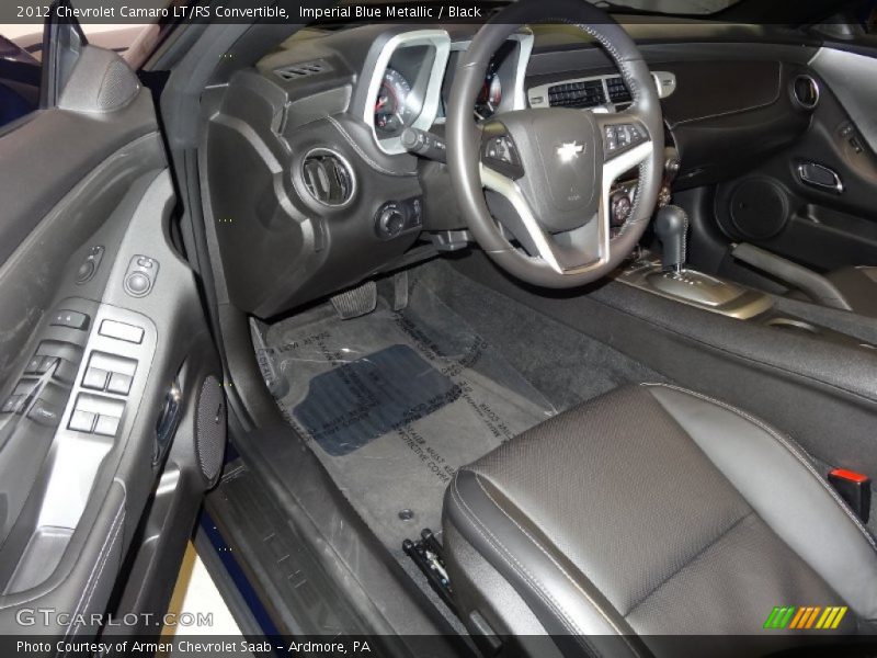 Imperial Blue Metallic / Black 2012 Chevrolet Camaro LT/RS Convertible