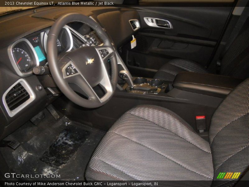 Atlantis Blue Metallic / Jet Black 2013 Chevrolet Equinox LT