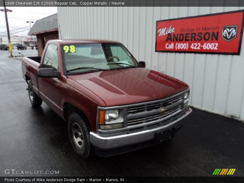 Copper Metallic / Neutral 1998 Chevrolet C/K C1500 Regular Cab