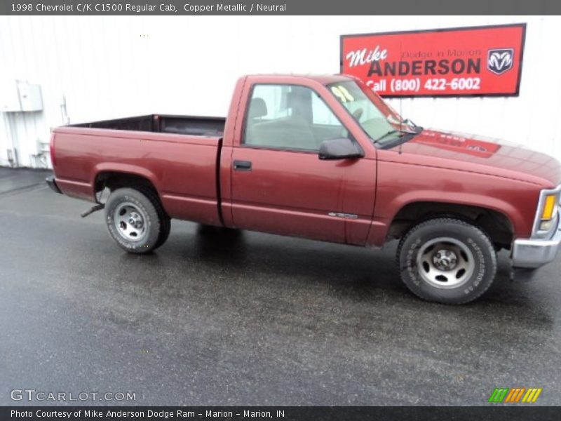 Copper Metallic / Neutral 1998 Chevrolet C/K C1500 Regular Cab