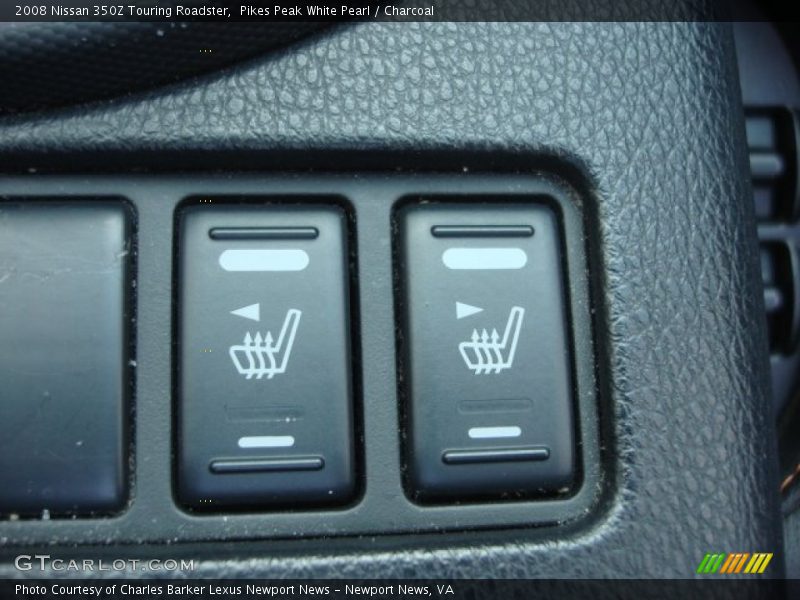 Pikes Peak White Pearl / Charcoal 2008 Nissan 350Z Touring Roadster