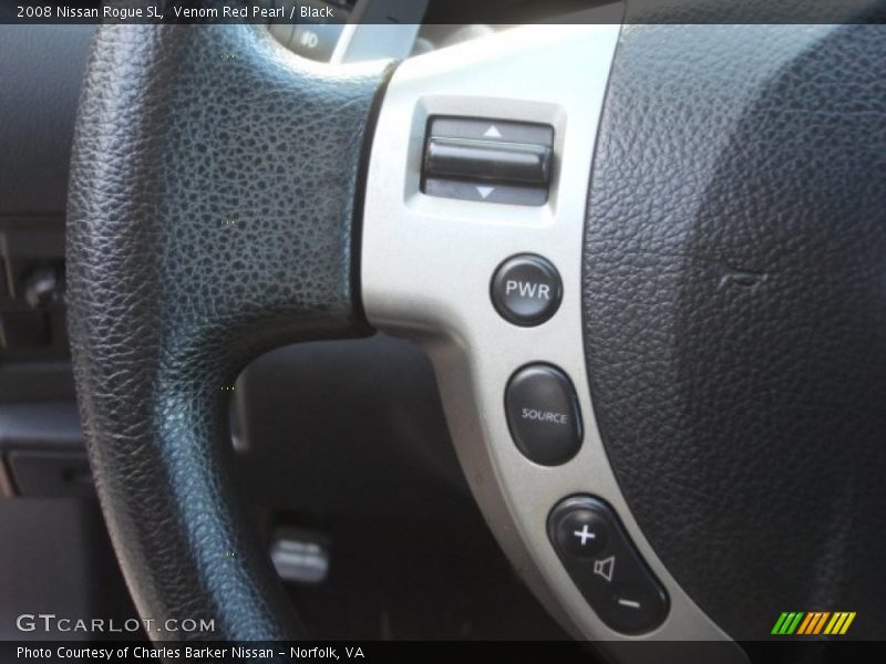 Venom Red Pearl / Black 2008 Nissan Rogue SL