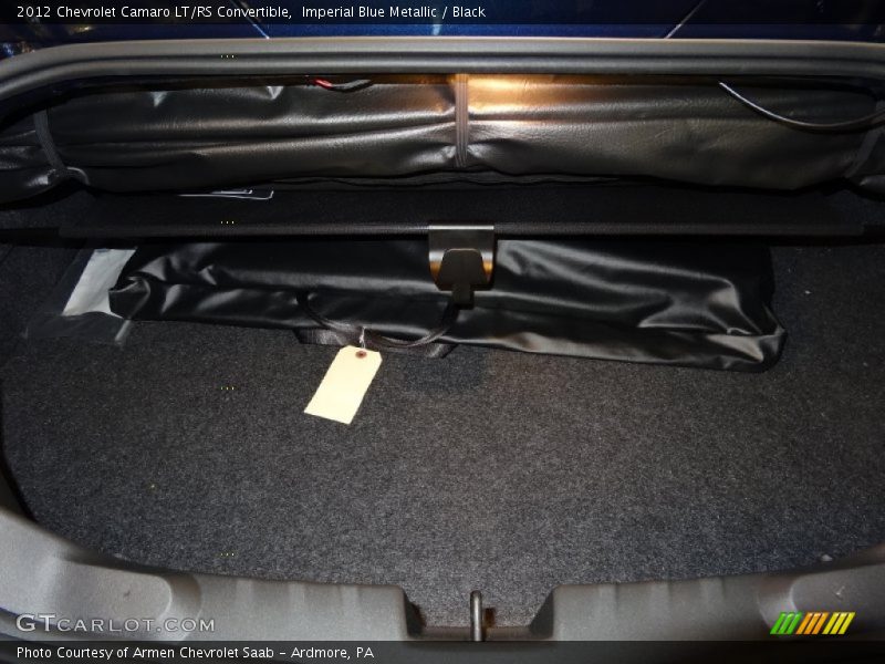 Imperial Blue Metallic / Black 2012 Chevrolet Camaro LT/RS Convertible