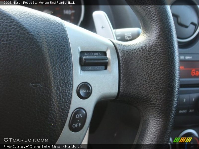 Venom Red Pearl / Black 2008 Nissan Rogue SL