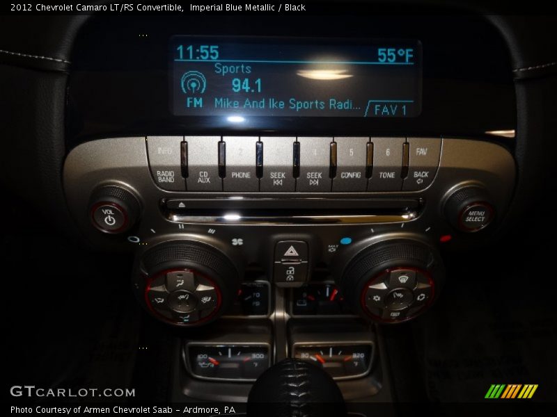 Imperial Blue Metallic / Black 2012 Chevrolet Camaro LT/RS Convertible