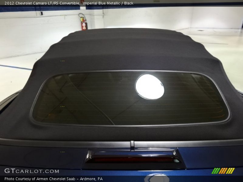 Imperial Blue Metallic / Black 2012 Chevrolet Camaro LT/RS Convertible