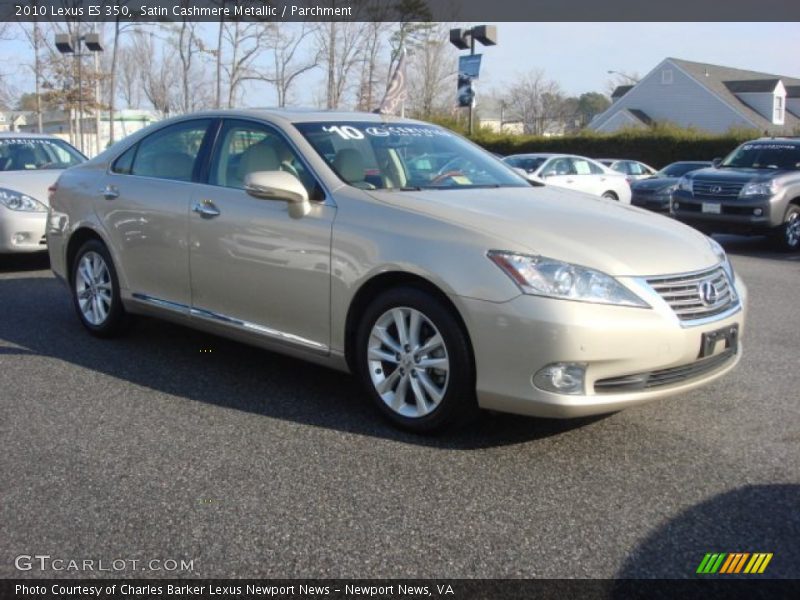 Satin Cashmere Metallic / Parchment 2010 Lexus ES 350