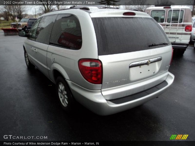 Bright Silver Metallic / Taupe 2002 Chrysler Town & Country EX