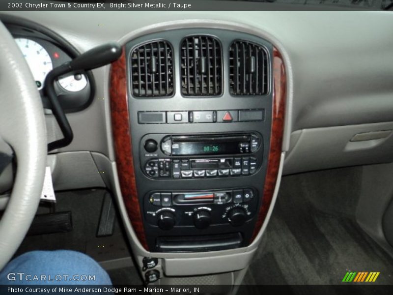 Bright Silver Metallic / Taupe 2002 Chrysler Town & Country EX
