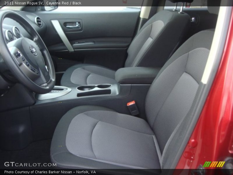 Cayenne Red / Black 2011 Nissan Rogue SV