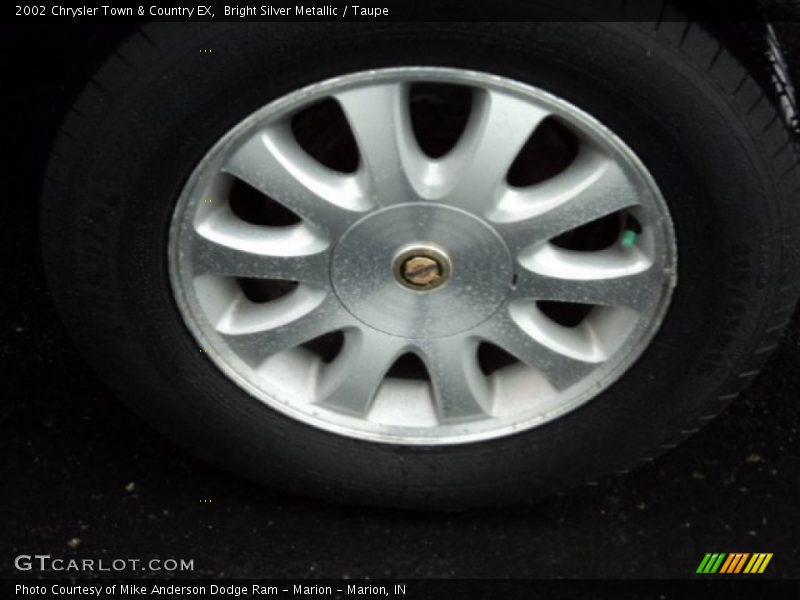 Bright Silver Metallic / Taupe 2002 Chrysler Town & Country EX
