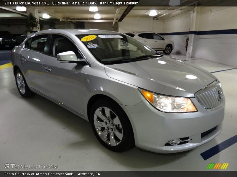 Quicksilver Metallic / Dark Titanium/Light Titanium 2010 Buick LaCrosse CXL