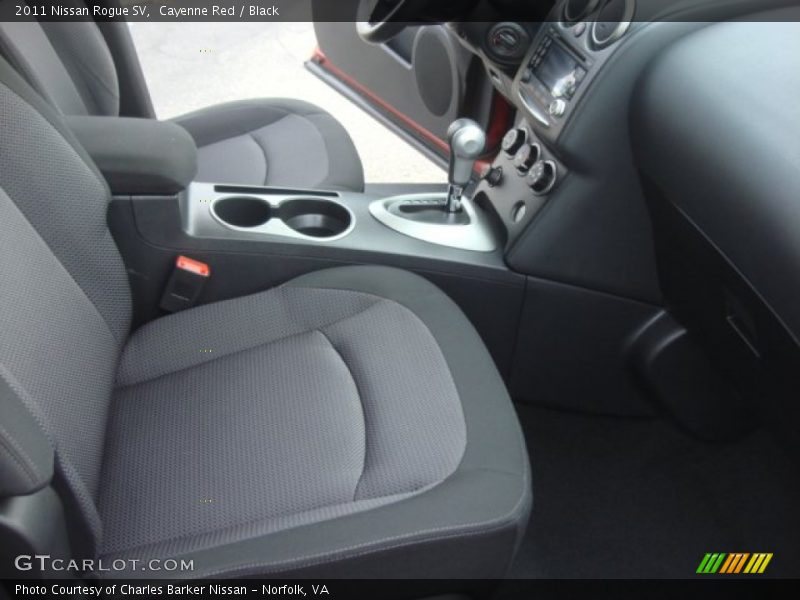 Cayenne Red / Black 2011 Nissan Rogue SV