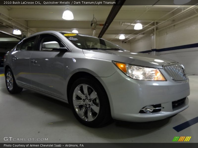 Quicksilver Metallic / Dark Titanium/Light Titanium 2010 Buick LaCrosse CXL