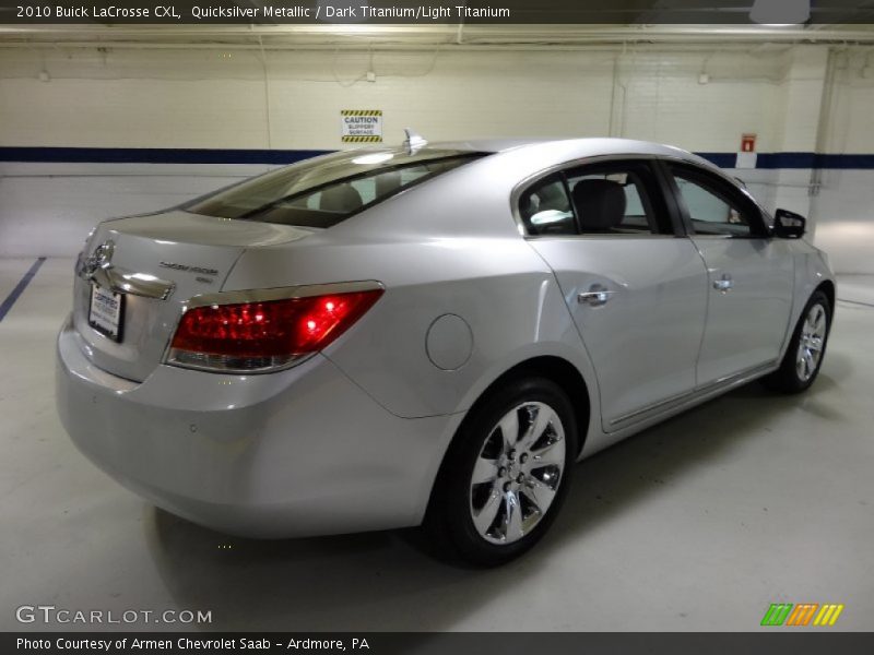 Quicksilver Metallic / Dark Titanium/Light Titanium 2010 Buick LaCrosse CXL