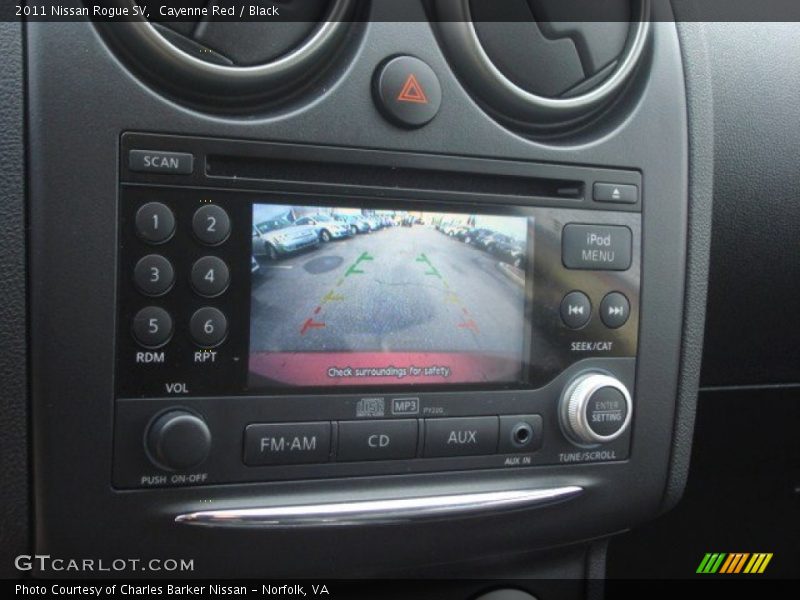 Cayenne Red / Black 2011 Nissan Rogue SV