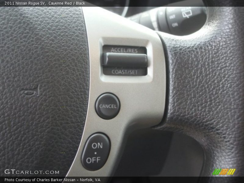 Cayenne Red / Black 2011 Nissan Rogue SV