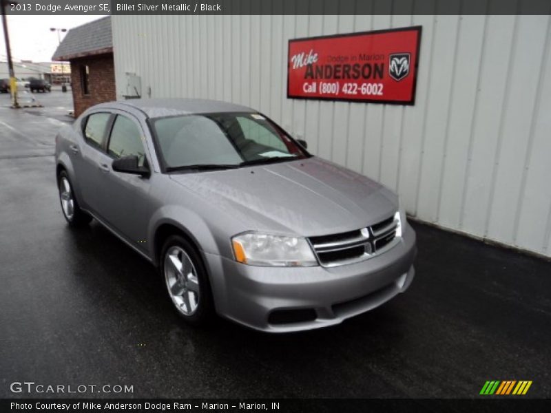 Billet Silver Metallic / Black 2013 Dodge Avenger SE
