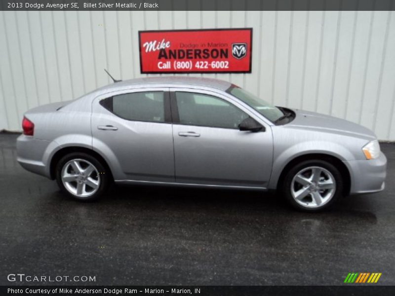 Billet Silver Metallic / Black 2013 Dodge Avenger SE