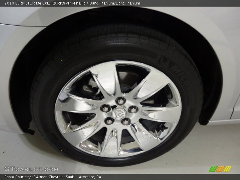 Quicksilver Metallic / Dark Titanium/Light Titanium 2010 Buick LaCrosse CXL