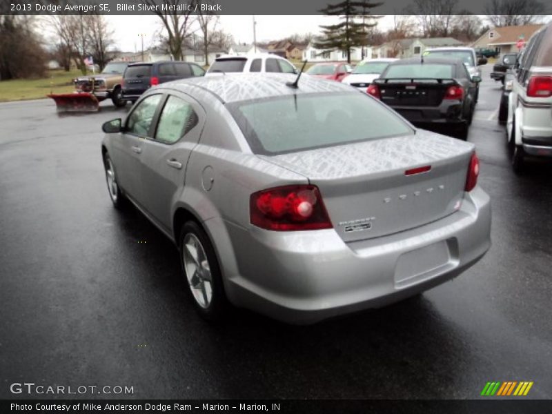 Billet Silver Metallic / Black 2013 Dodge Avenger SE
