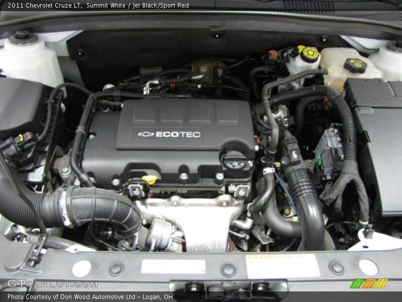 Summit White / Jet Black/Sport Red 2011 Chevrolet Cruze LT