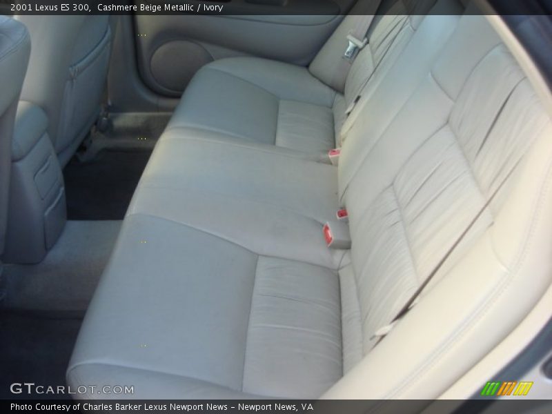 Rear Seat of 2001 ES 300