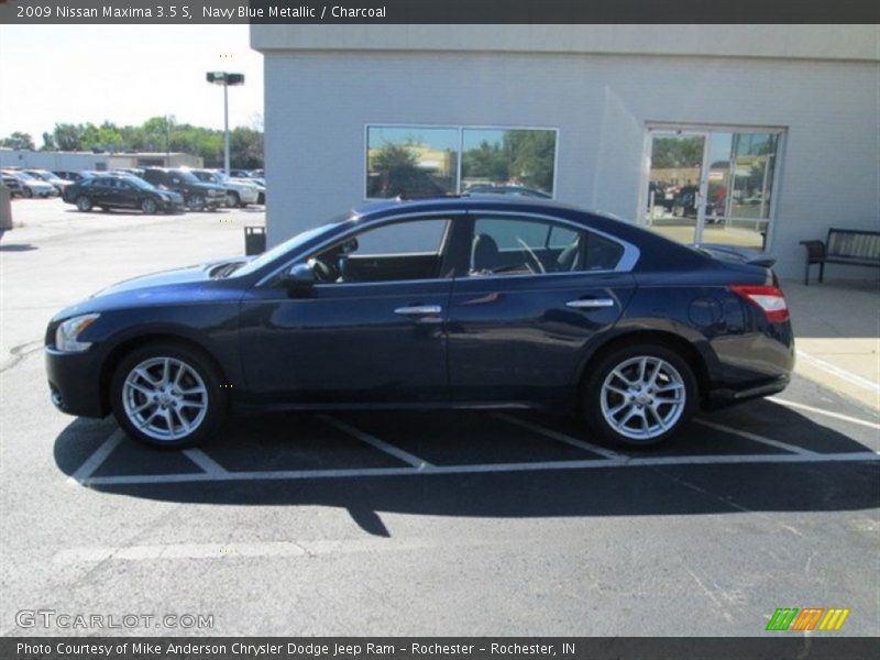 Navy Blue Metallic / Charcoal 2009 Nissan Maxima 3.5 S