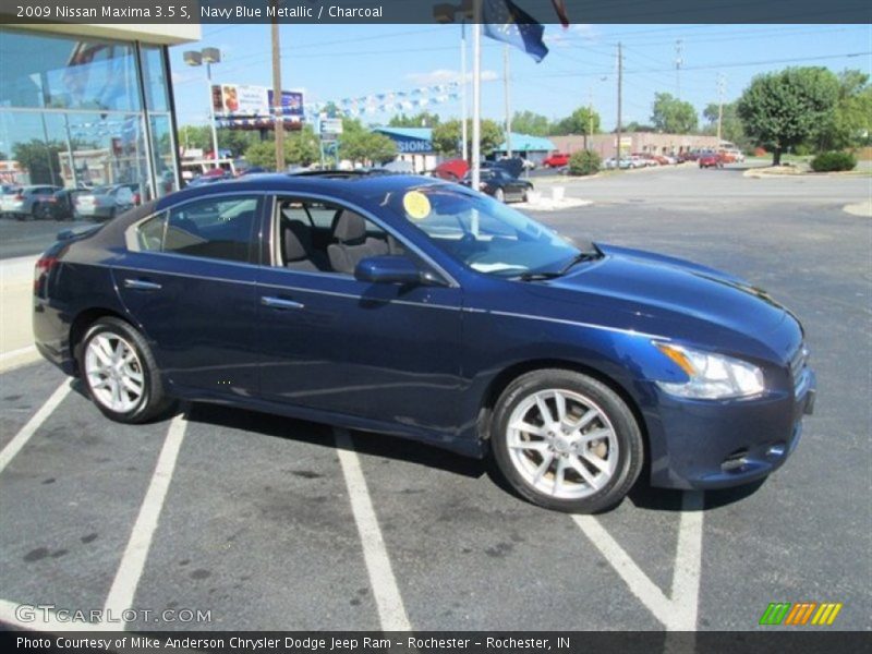 Navy Blue Metallic / Charcoal 2009 Nissan Maxima 3.5 S