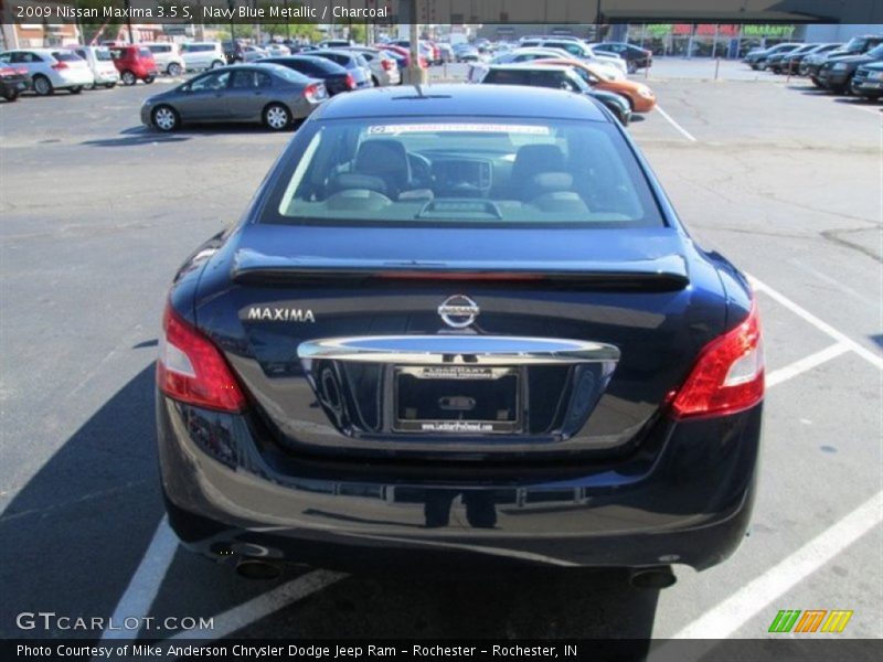 Navy Blue Metallic / Charcoal 2009 Nissan Maxima 3.5 S