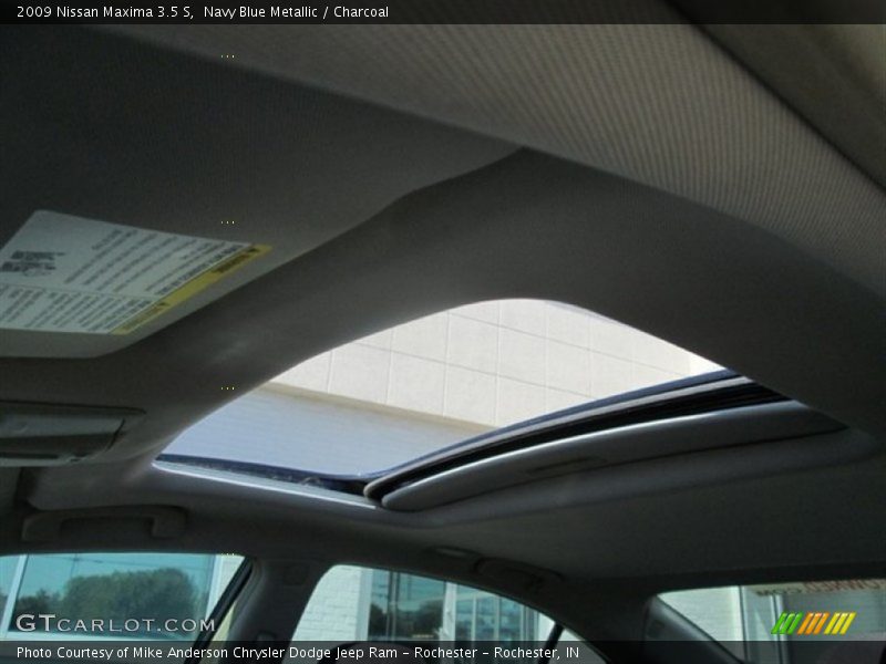 Navy Blue Metallic / Charcoal 2009 Nissan Maxima 3.5 S
