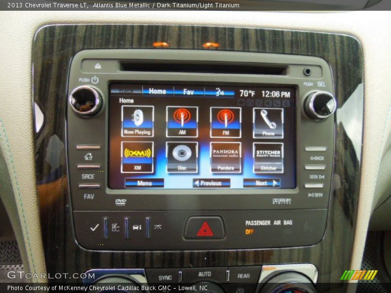 Controls of 2013 Traverse LT