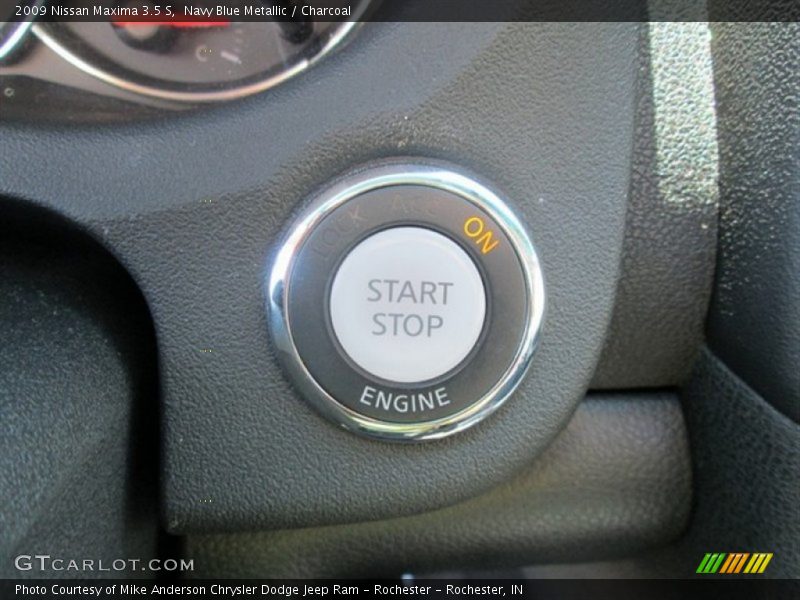 Navy Blue Metallic / Charcoal 2009 Nissan Maxima 3.5 S