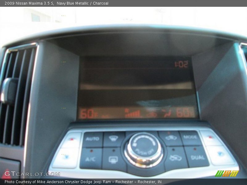 Navy Blue Metallic / Charcoal 2009 Nissan Maxima 3.5 S