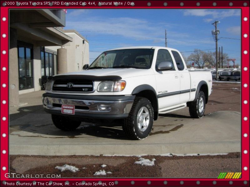 Natural White / Oak 2000 Toyota Tundra SR5 TRD Extended Cab 4x4