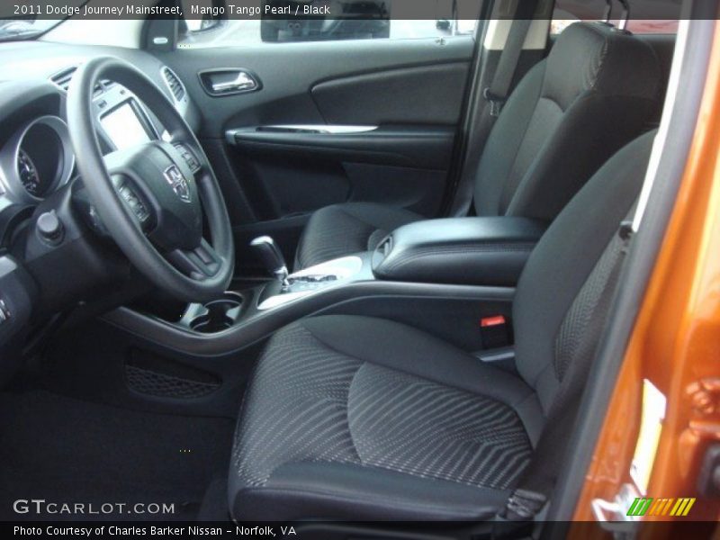 Front Seat of 2011 Journey Mainstreet