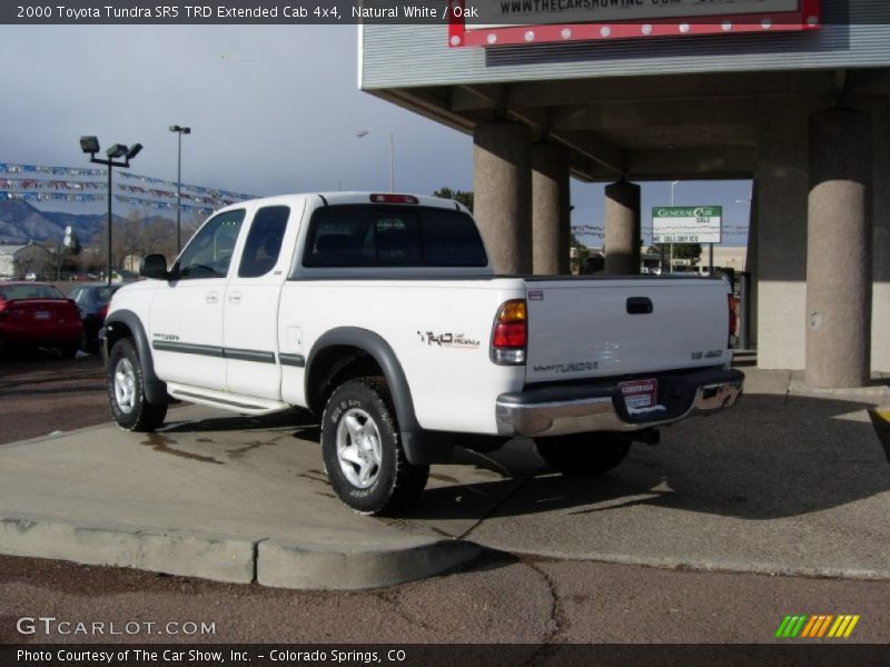 Natural White / Oak 2000 Toyota Tundra SR5 TRD Extended Cab 4x4