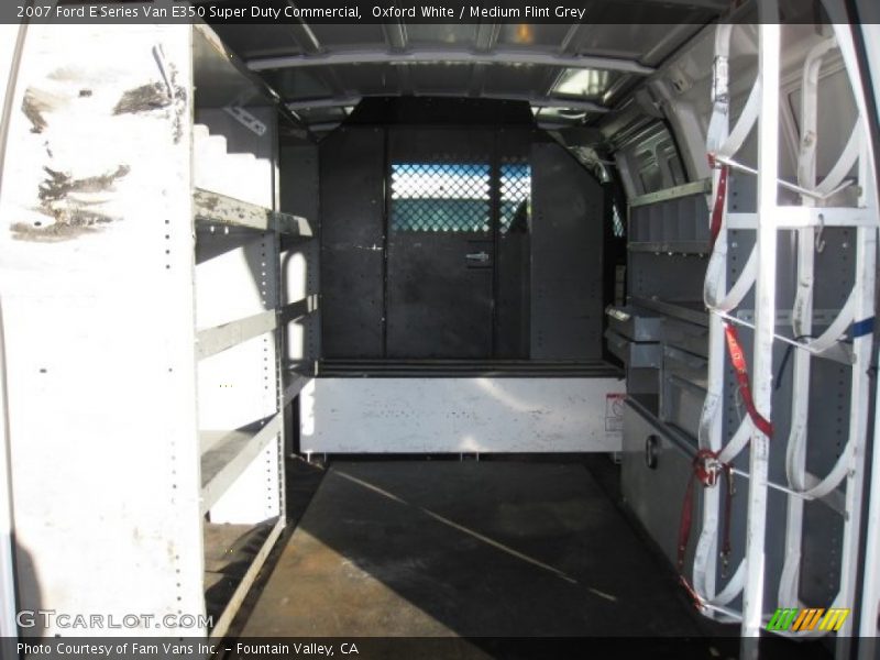 Oxford White / Medium Flint Grey 2007 Ford E Series Van E350 Super Duty Commercial