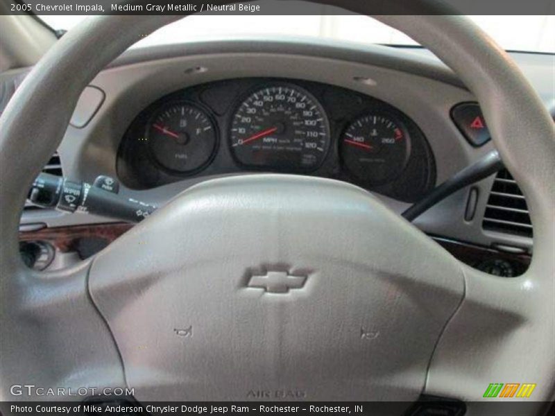 Medium Gray Metallic / Neutral Beige 2005 Chevrolet Impala