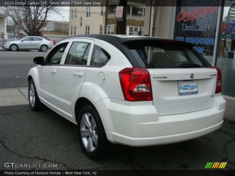 Stone White / Dark Slate Gray 2010 Dodge Caliber SXT