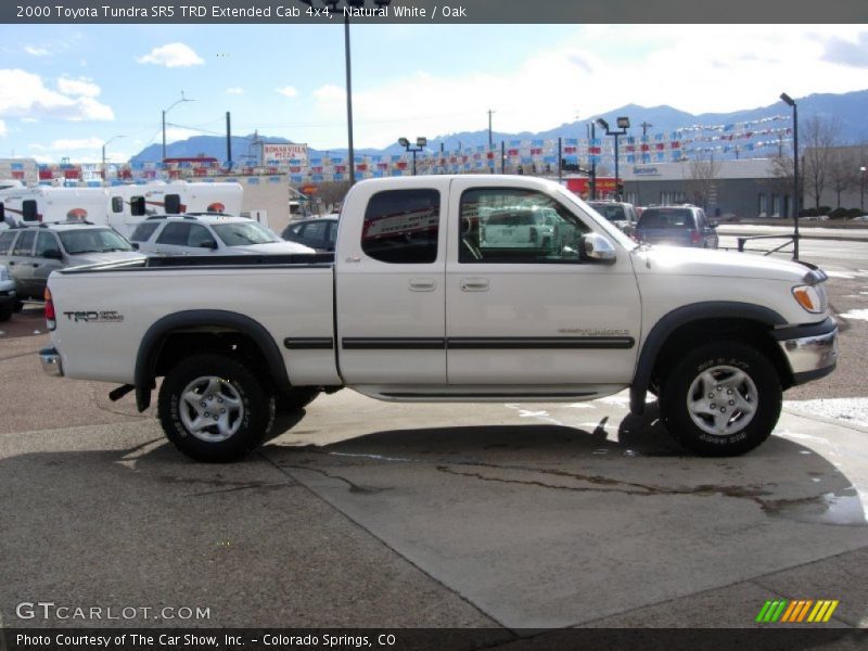Natural White / Oak 2000 Toyota Tundra SR5 TRD Extended Cab 4x4