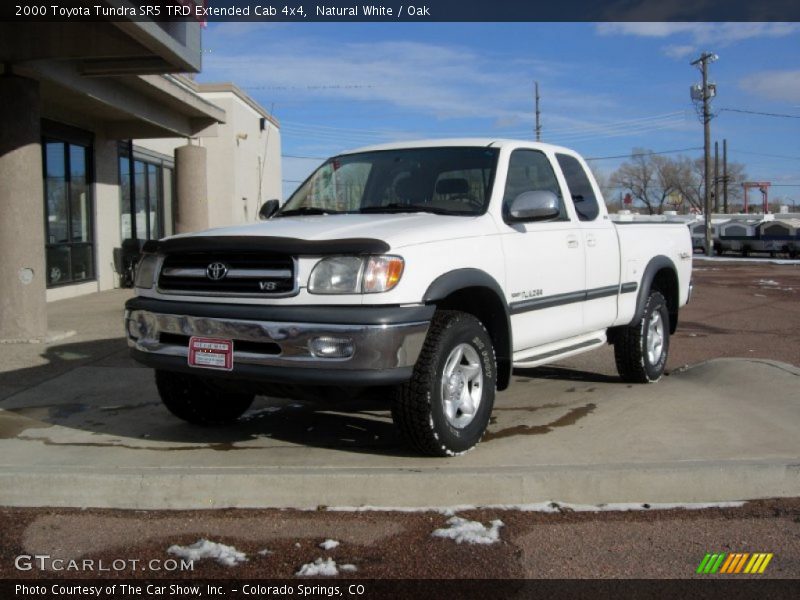 Natural White / Oak 2000 Toyota Tundra SR5 TRD Extended Cab 4x4