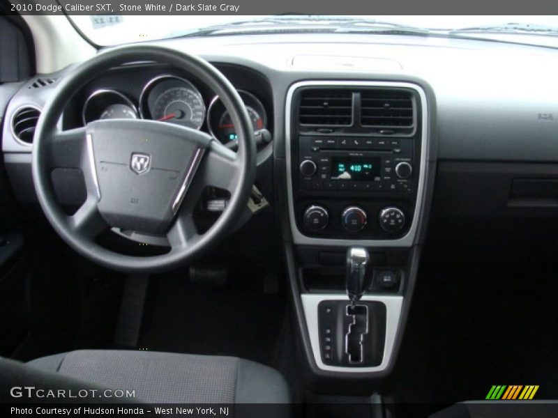Stone White / Dark Slate Gray 2010 Dodge Caliber SXT