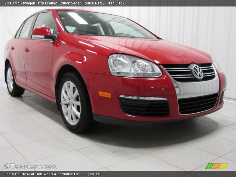 Salsa Red / Titan Black 2010 Volkswagen Jetta Limited Edition Sedan