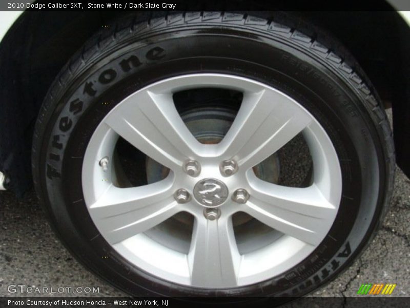 Stone White / Dark Slate Gray 2010 Dodge Caliber SXT