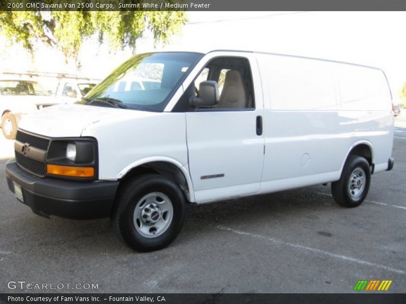 Summit White / Medium Pewter 2005 GMC Savana Van 2500 Cargo