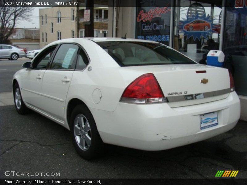 White / Gray 2007 Chevrolet Impala LT
