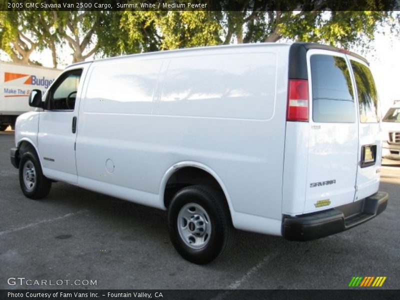 Summit White / Medium Pewter 2005 GMC Savana Van 2500 Cargo